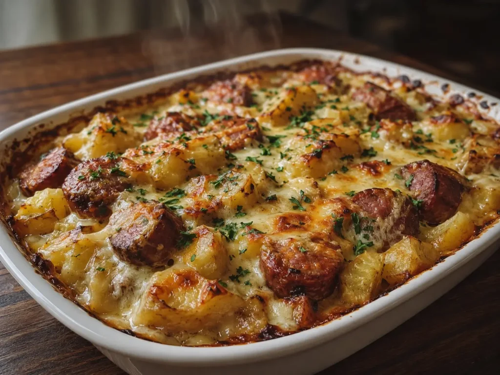 Sausage Cheesy Potato Casserole
