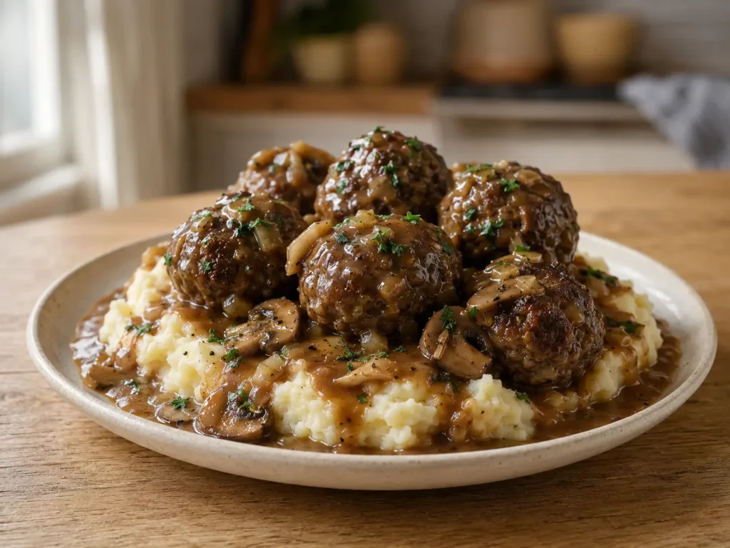 Salisbury Steak Meatballs